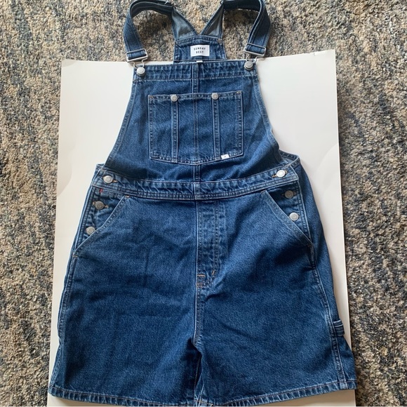 Aritzia Sunday Best Overheard Shortall in 90’s Medium Blue Size Small Like New - Picture 14 of 14